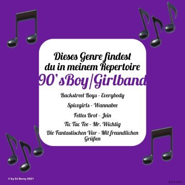 Meine 5 Boy / Girlfriend Hits der 90er
