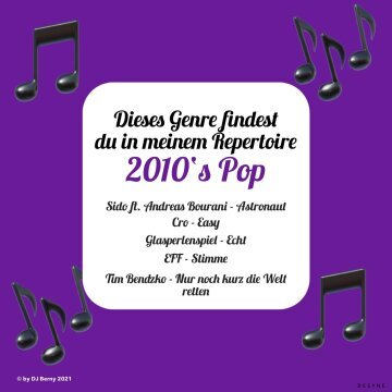 Meine 5 Pop Hits der 2010er