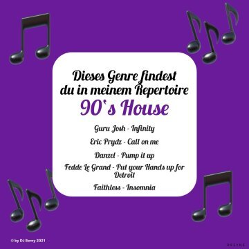 Meine 5 House Hits der 90er