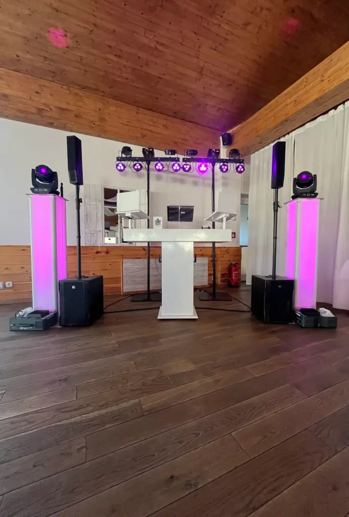 Hochzeits DJ Bernys Hochzeitstraum Paket. Mit Licht und Tontechnik