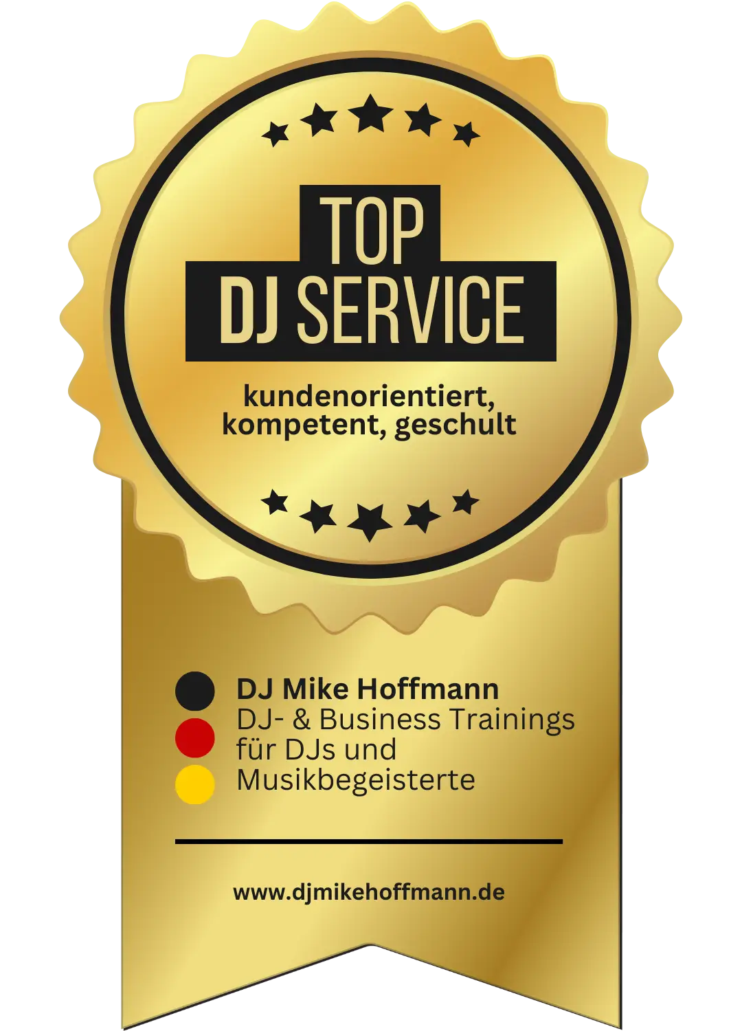 Auszeichnung der Hochzeits DJ Academy