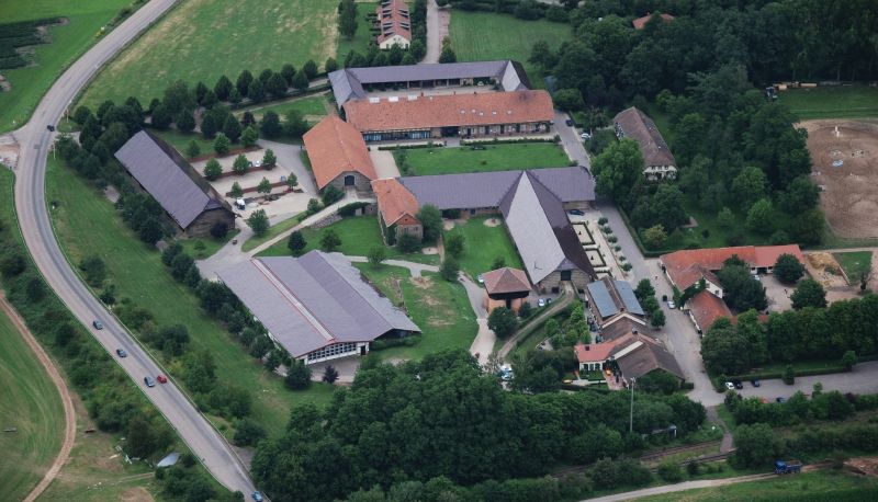 Der Linslerhof von oben
