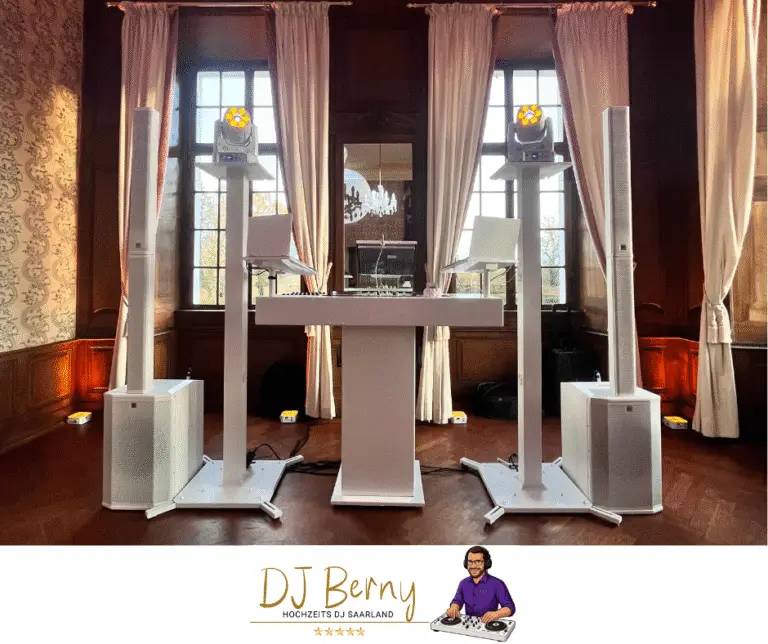 Hochzeits DJ Saarland Technik Setup Hochzeitstraum.