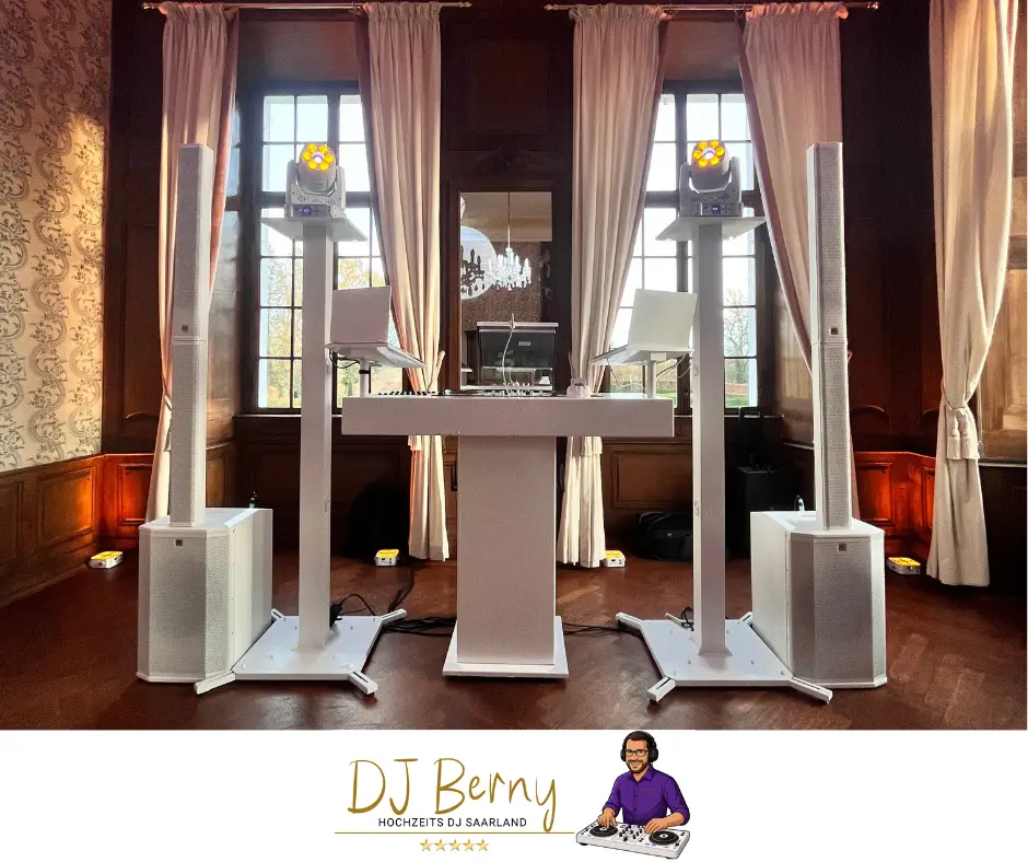 Hochzeits DJ Saarland Technik Setup Hochzeitstraum.
