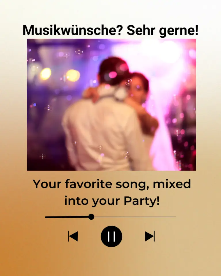 Weil Eure Songs zu Eurer Party gehören! Hochzeits DJ Berny
